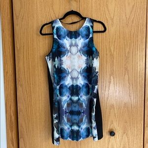 Keepsake The Label Blue and Black Shift Dress